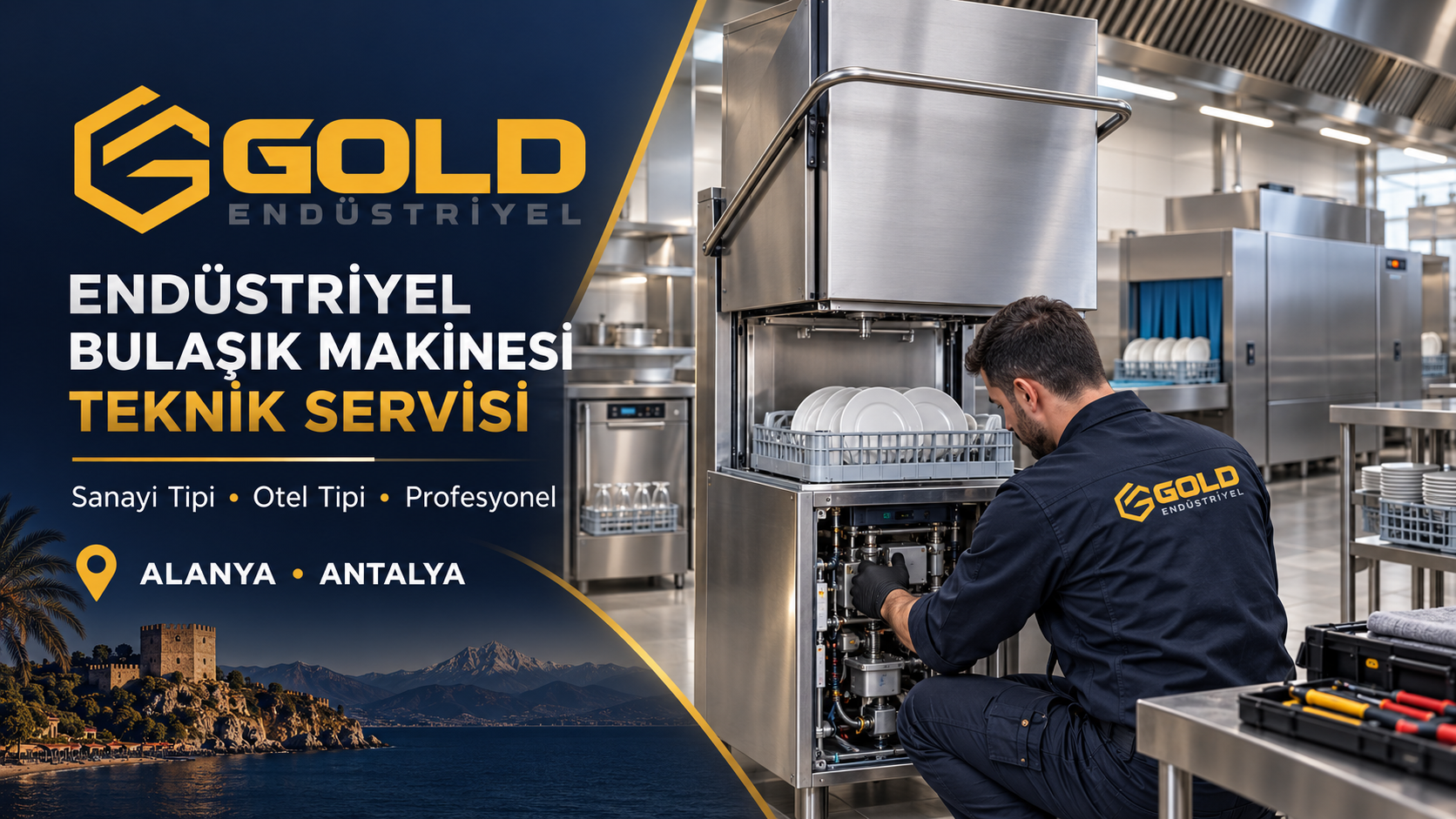 Endüstriyel Bulaşık Makinesi Servisi | Gold Endüstriyel